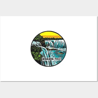 Vintage Niagara Falls Decal Posters and Art